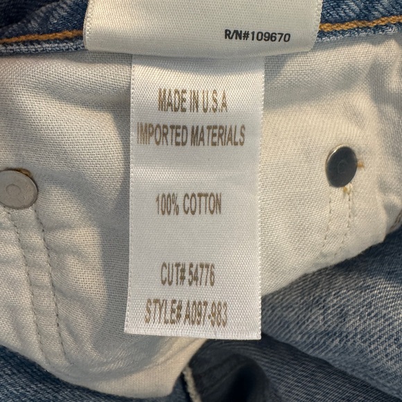 AGOLDE Criss Cross Upsized Jean in Suburbia - Picture 4 of 9